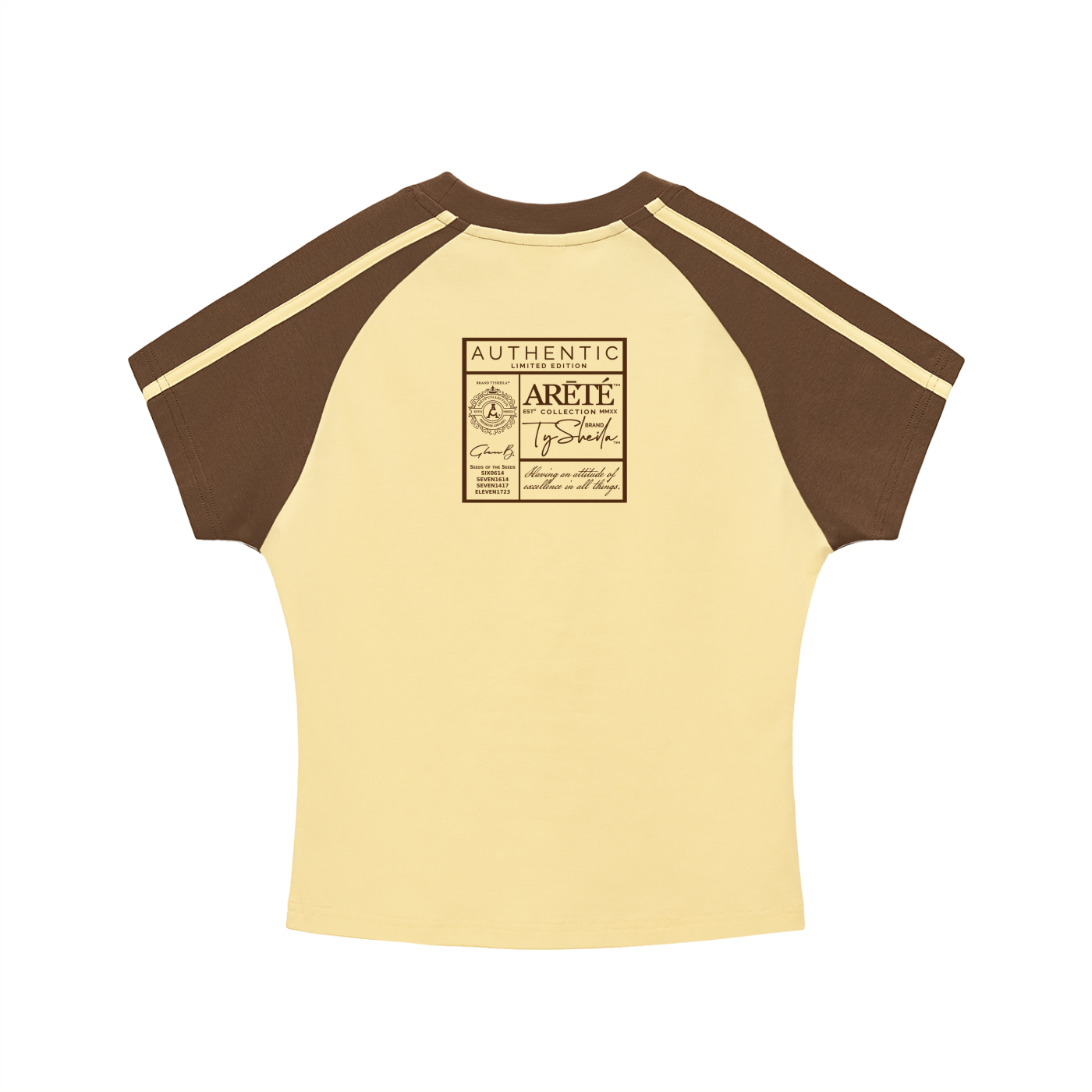 The ARĒTÉ™ Humble Bodycon Raglan Sleeve T-Shirt