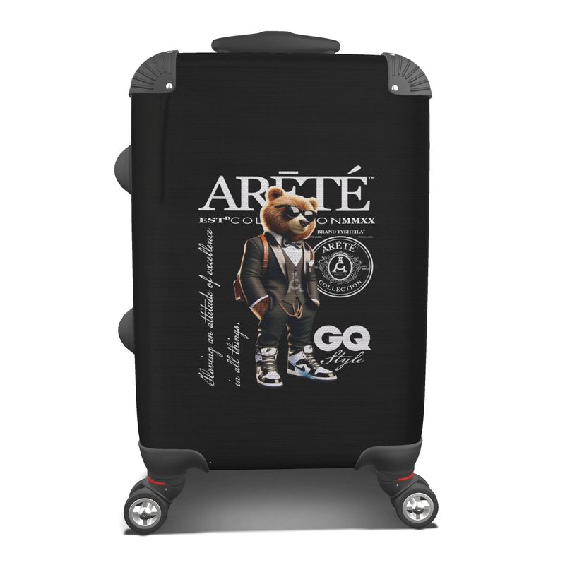 Rolling Suitcase The ARĒTÉ™ Bear "Mr. CLASSY"