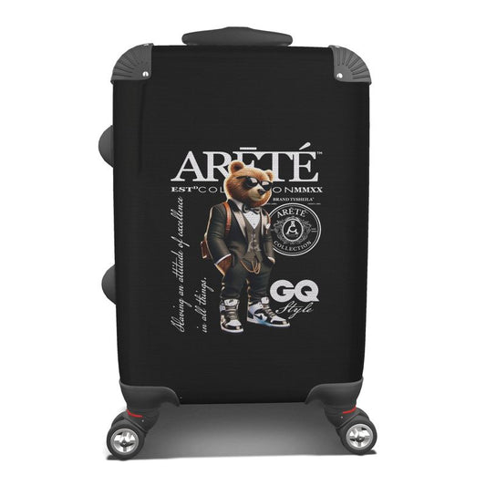 Rolling Suitcase The ARĒTÉ™ Bear "Mr. CLASSY"