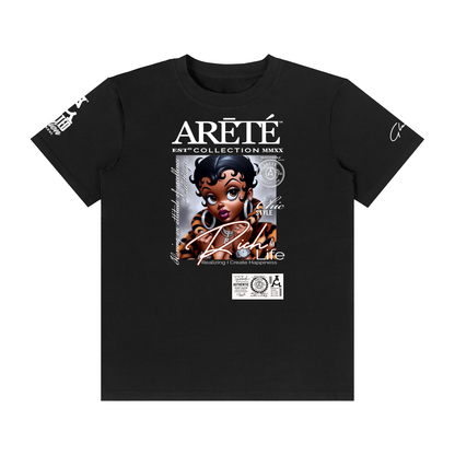 ARĒTÉ™ RICH Life Unisex Classic Crew Neck Tee