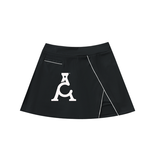 ARĒTÉ High-Waist Pocketed A-Line Skirt