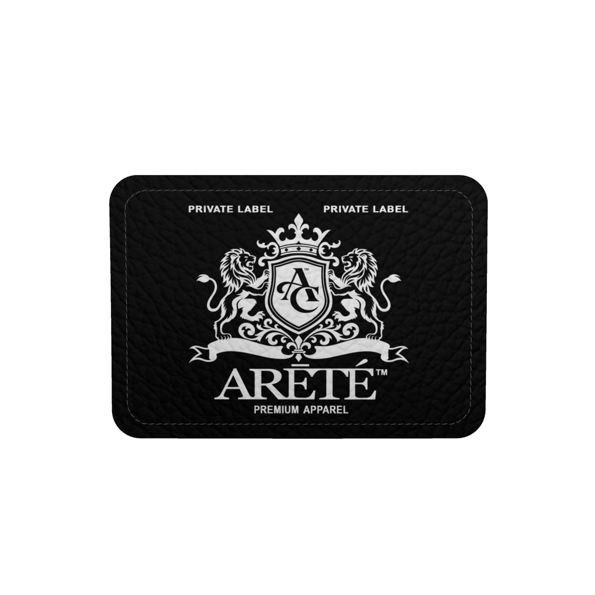 The ARĒTÉ™ Signature Heraldic Red Leather Duffle Bag