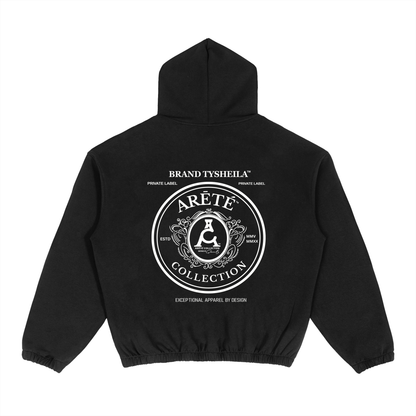 The ARĒTÉ Boxy Cinched Hem Hoodie