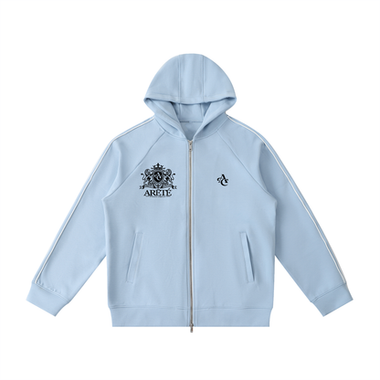 Heavyweight Raglan Sleeve Zip Hoodie