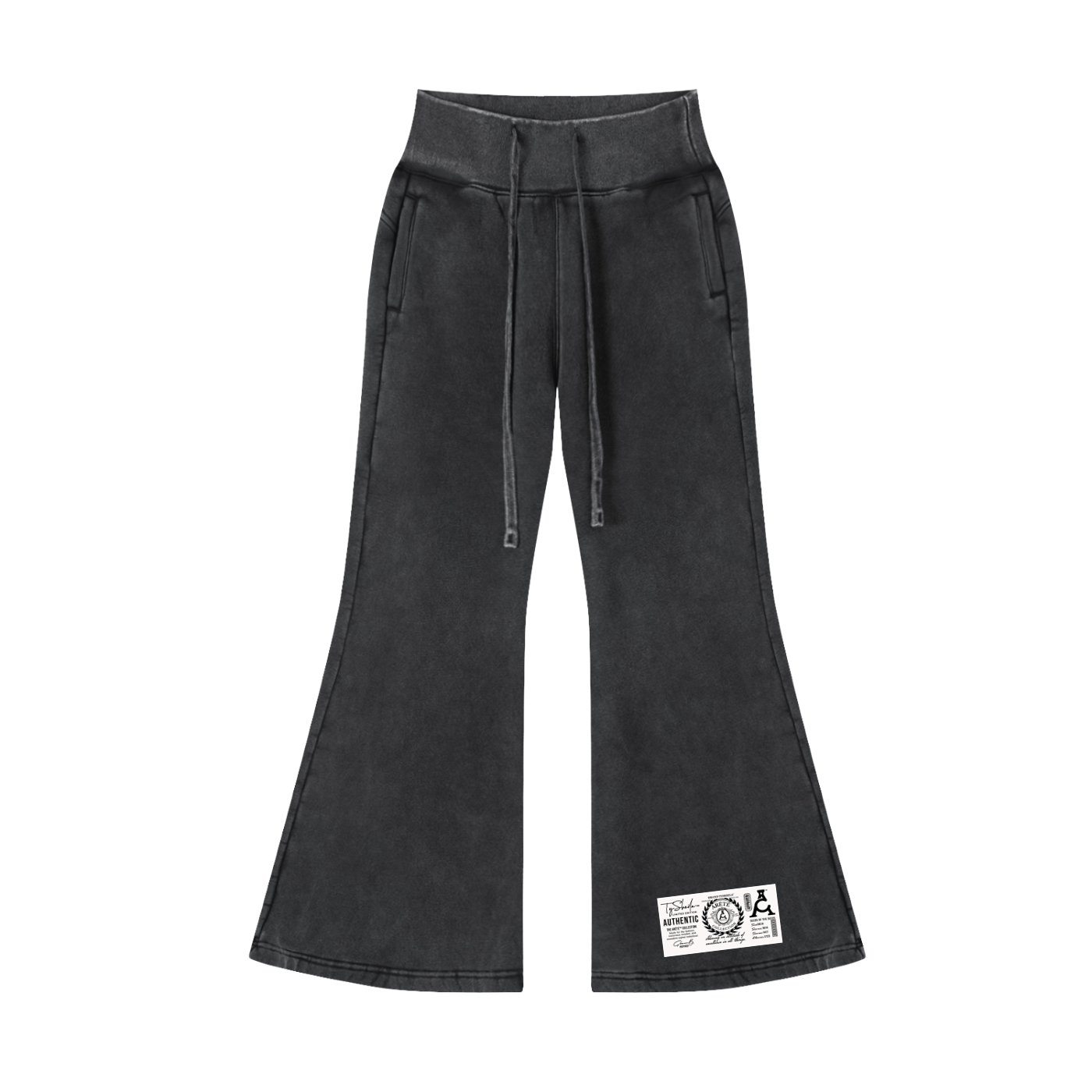 The ARĒTÉ Vintage Washed Flared Fleece Pants