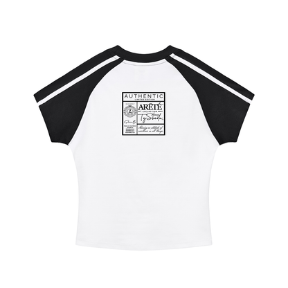 The ARĒTÉ™ Golden Sculpture II Bodycon Raglan Sleeve T-Shirt