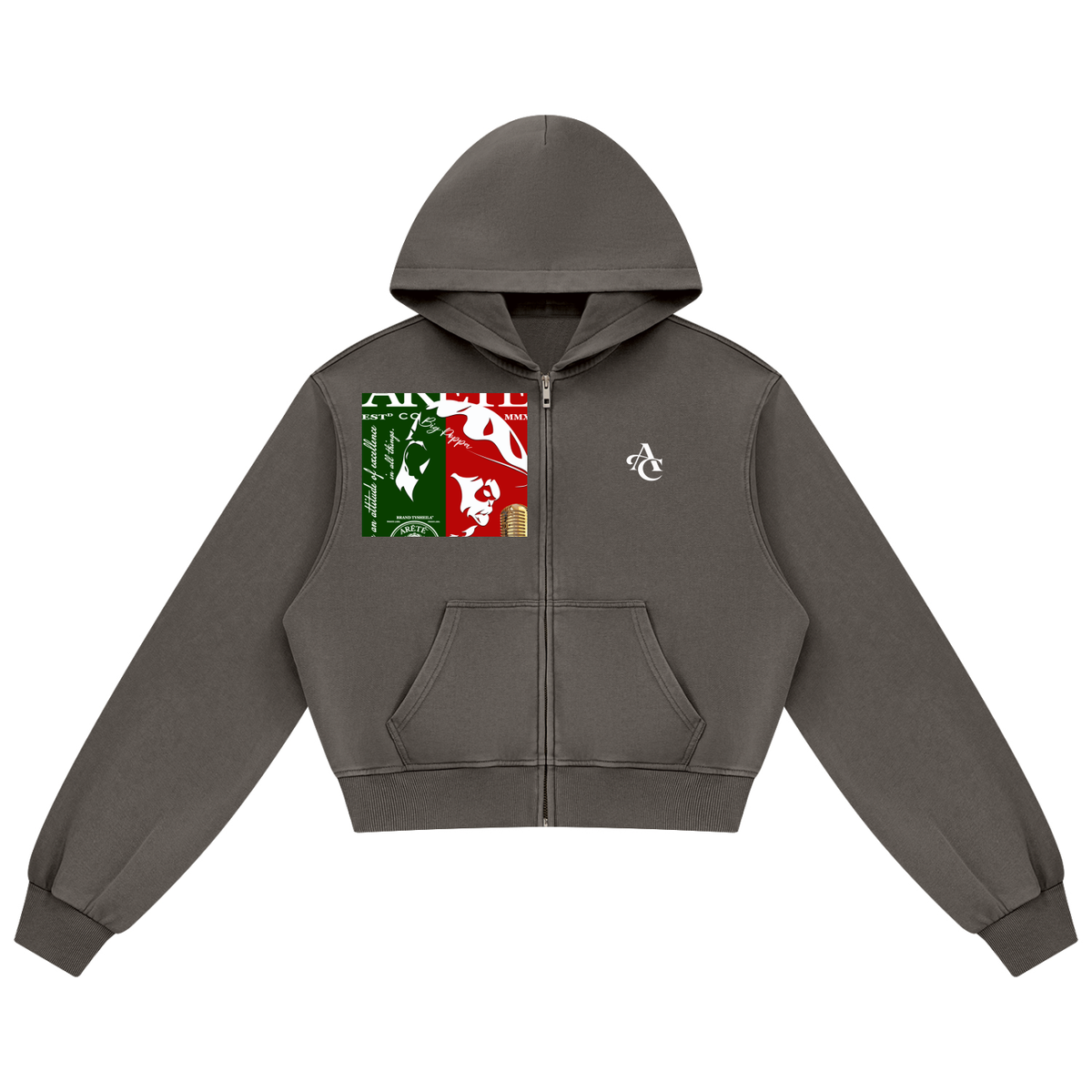 Women's Mineral Wash Full Zip Hoodie