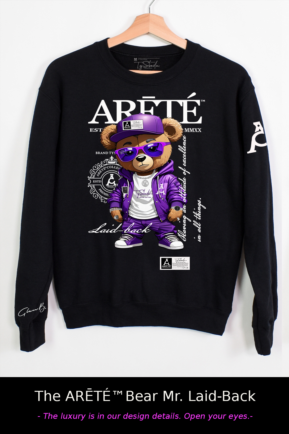 The ARĒTÉ™ Bear "Mr. Laid-Back"