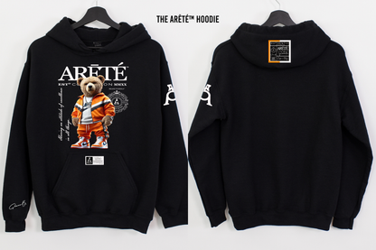 The ARĒTÉ™ Bear NiKE-Orange Sweatshirt