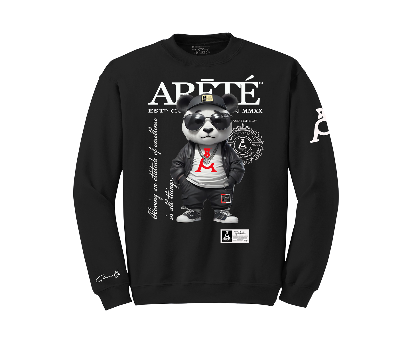 The ARĒTÉ™ Panda "Mr. Laid-Back" Red