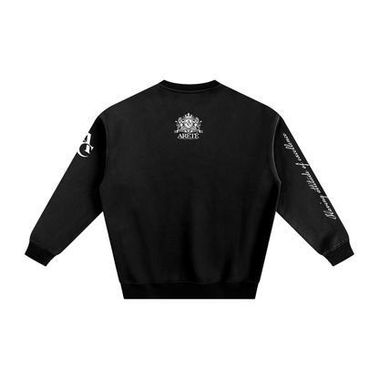 ARĒTÉ™ Signature Heraldic Logo Fleeced Sweatshirt