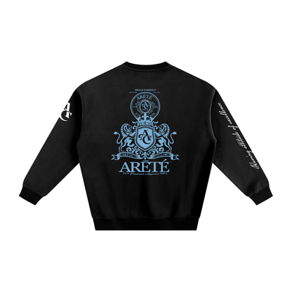 ARĒTÉ™ Signature Heraldic Logo Fleeced Sweatshirt