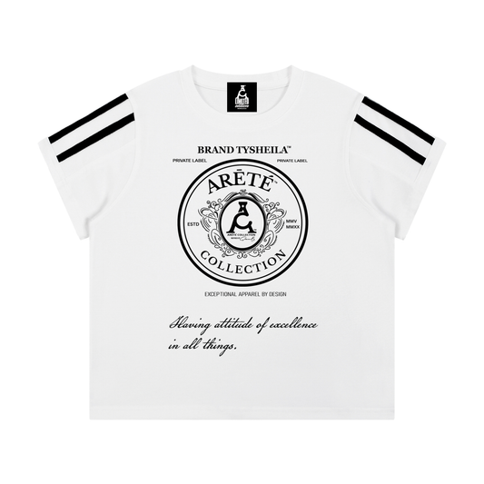 ARĒTÉ™ Women's Varsity Stripe T-Shirt