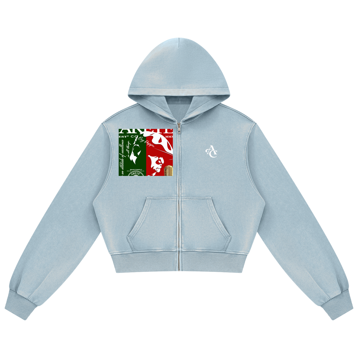 Women's Mineral Wash Full Zip Hoodie