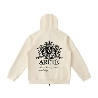 Heavyweight Raglan Sleeve Zip Hoodie