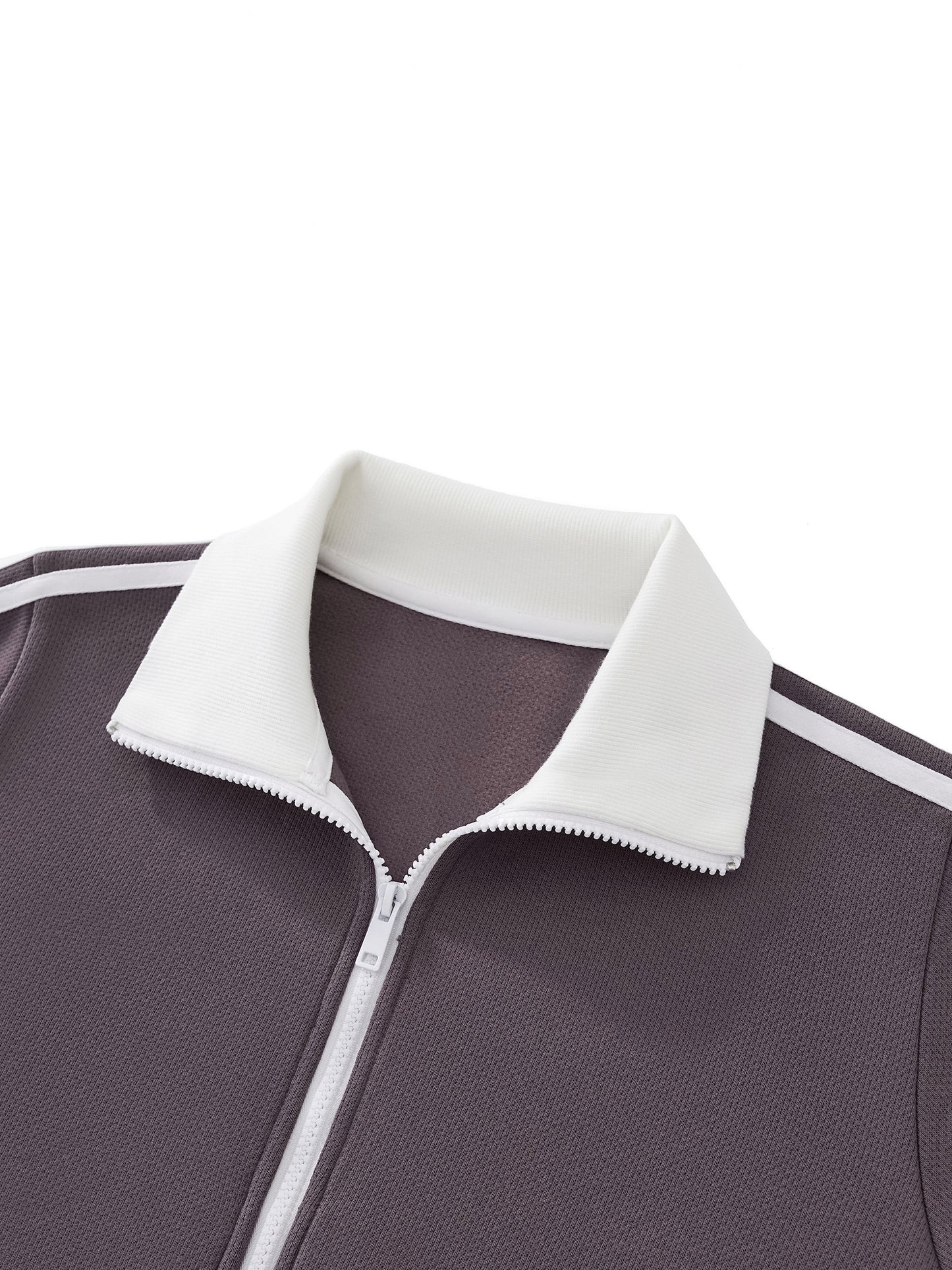 The ARĒTÉ Logo Fleece Cropped Track Jacket