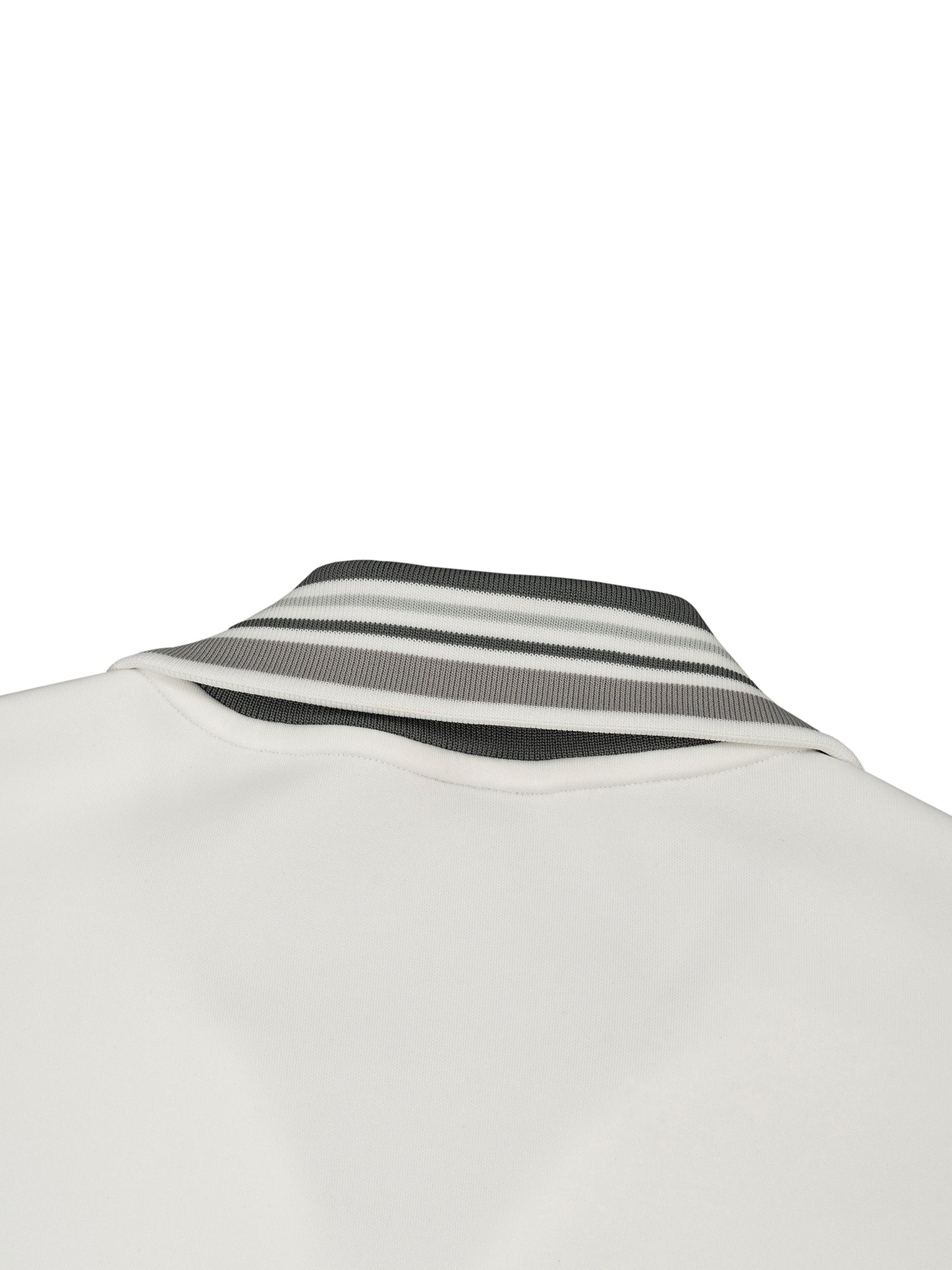 ARĒTÉ Logo Striped Rib Collar Zip Jacket